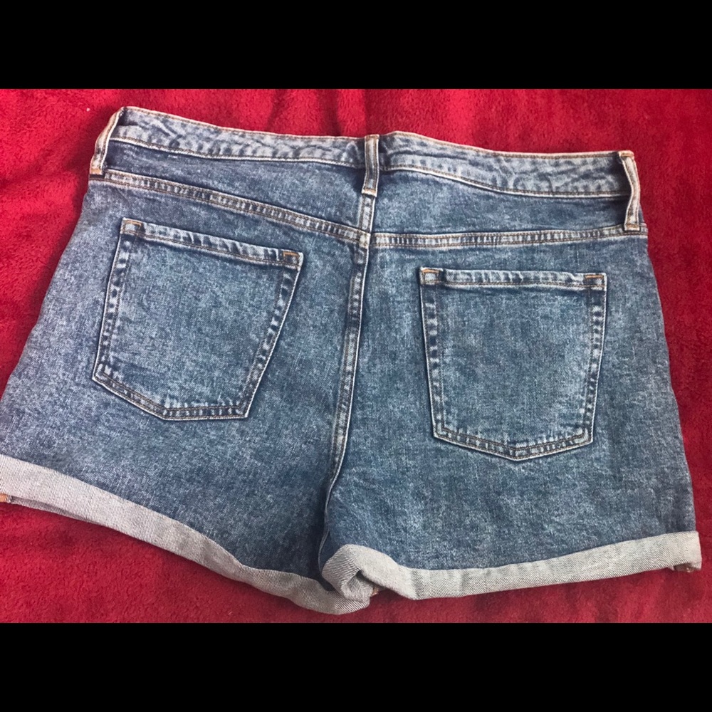 High Rise Jean Shorts - Picture 4 of 8